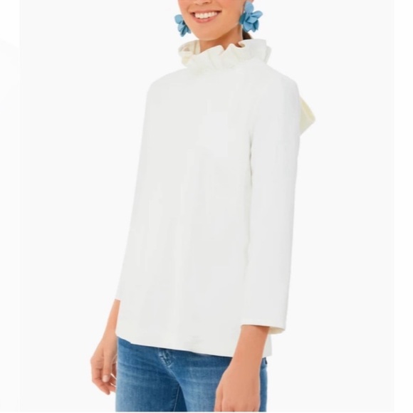 Tuckernuck White Faye Blouse (XS) - Picture 2 of 12